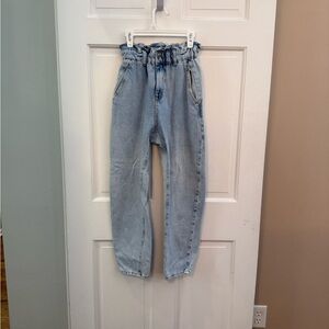 Zara Light Blue High-Waisted Jeans women size 0